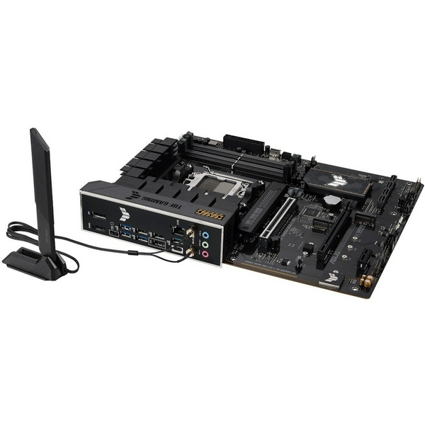 Материнська плата AM5 Asus TUF GAMING B650-E WIFI, B650, 4xDDR5, Int.Video (CPU), 4xSATA3, 3xM.2, 2xPCI-E 4.0 x16, 1xPCI-E 4.0 x1, Realtek 7.1, Realtek 2.5Gb, WiFi 6E, Bluetooth 5.3, 7xUSB 3.2 / 7xUSB 2.0, HDMI/DP, ATX - 7