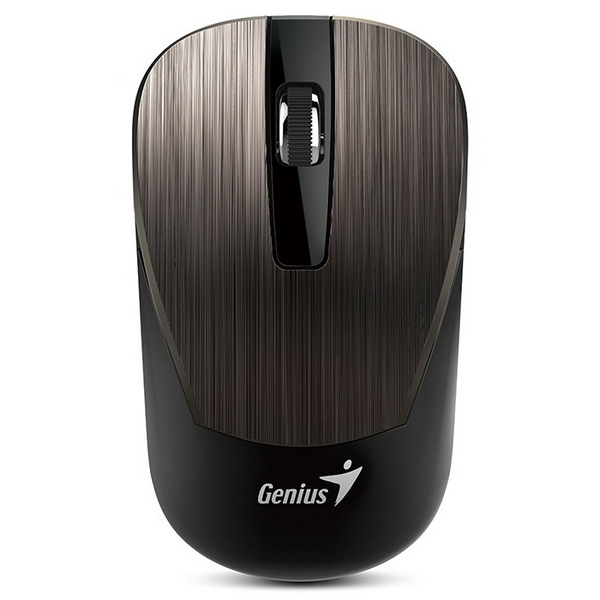 Миша бездротова Genius NX-7015, Chocolate, USB 2.4 GHz, оптична (сенсор BlueEye), 1200 dpi, 3 кнопки, 1xAA