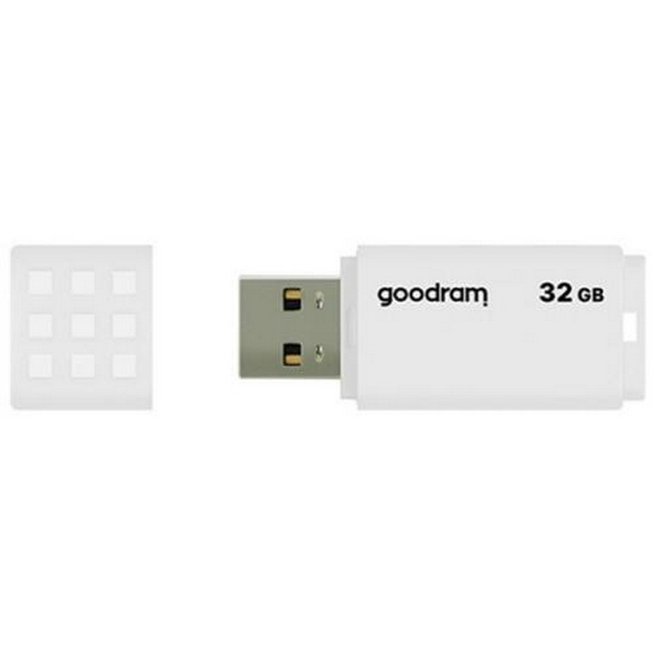 Флеш накопичувач USB 32Gb Goodram UME2, White, USB 2.0, до 20/5 МБ/с (UME2-0320W0R11) - 3
