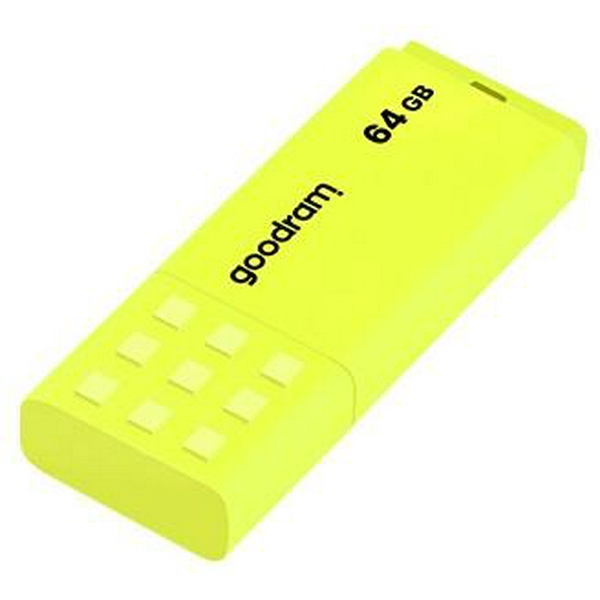 Флеш накопичувач USB 64Gb Goodram UME2, Yellow, USB 2.0, до 20/5 МБ/с (UME2-0640Y0R11) - 2