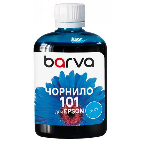Чорнило Barva Epson 101, Cyan, для L4150/L4160/L6160/L6170/L6190, 100 мл, водорозчинне (E101-559)