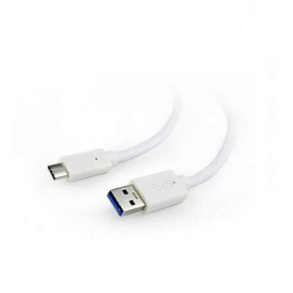 Кабель USB AM - Type-C, 10 см, White, Cablexpert, 3A (CCP-USB3-AMCM-W-0.1M)