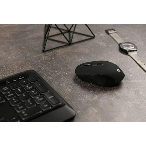 Миша 2E MF211, Black, бездротова, оптична, 800/1200/1600 dpi, 4 кнопки, до 10 м, USB, 2хААА (2E-MF211WB) - 6
