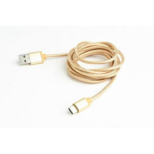 Кабель USB AM - Type-C, 1.8 м, Gold, Cablexpert (CCB-mUSB2B-AMCM-6-G)