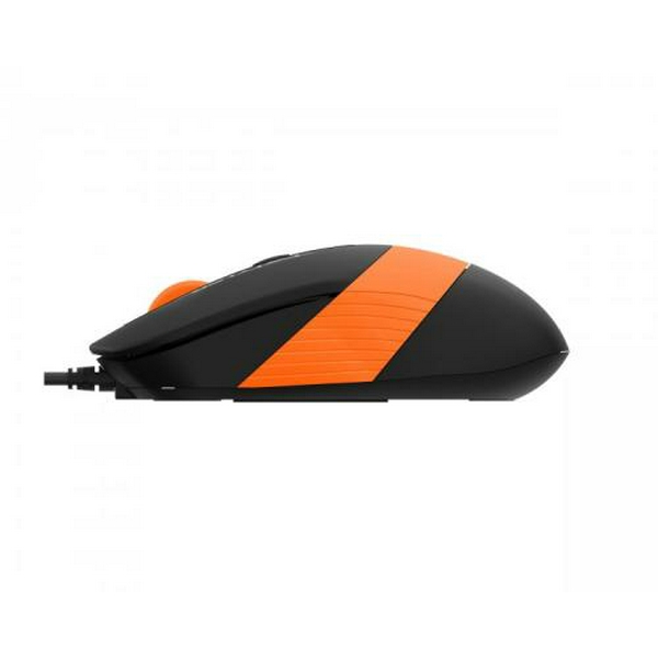 Миша A4Tech Fstyler FM10S 1600dpi Black+Orange, USB, безшумна  - 3