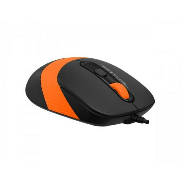 Миша A4Tech Fstyler FM10S 1600dpi Black+Orange, USB, безшумна  - 5