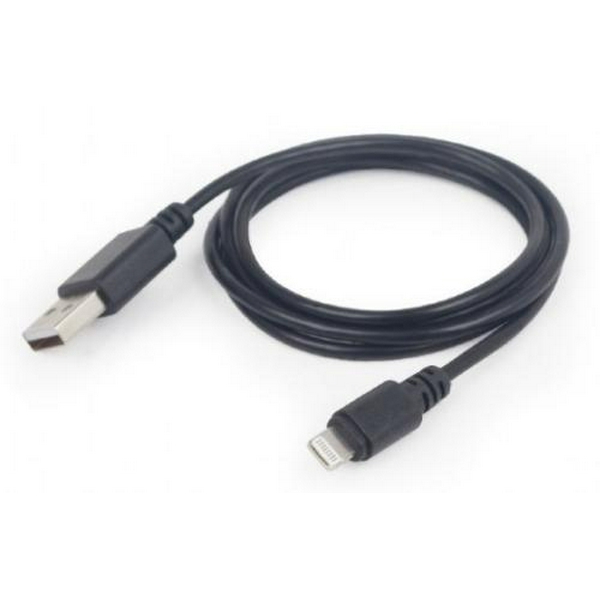Кабель USB AM - Lightning, 2 м, Black, Cablexpert (CC-USB2-AMLM-2M)