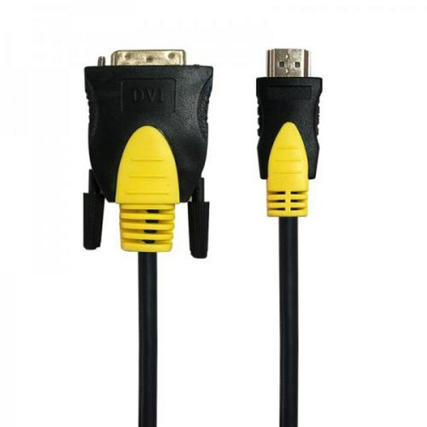 Кабель HDMI (M) - DVI-D (M, 18-pin), 1.8 м, Black, Maxxter (CCBP-HDMI-DVI-1.8)