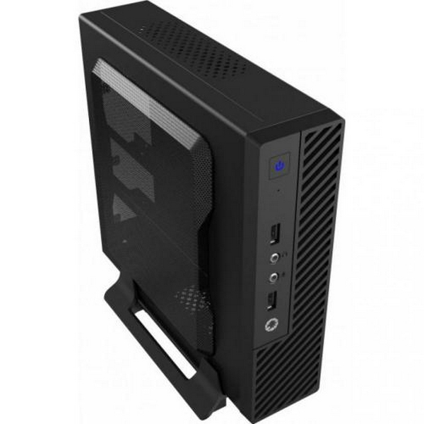 Корпус GameMax M100 Black, 60 Вт, Desktop, Mini ITX, 2хUSB 2.0, 200x55x200 мм, 0.6 мм, 0.9 кг (M100-M) - 5