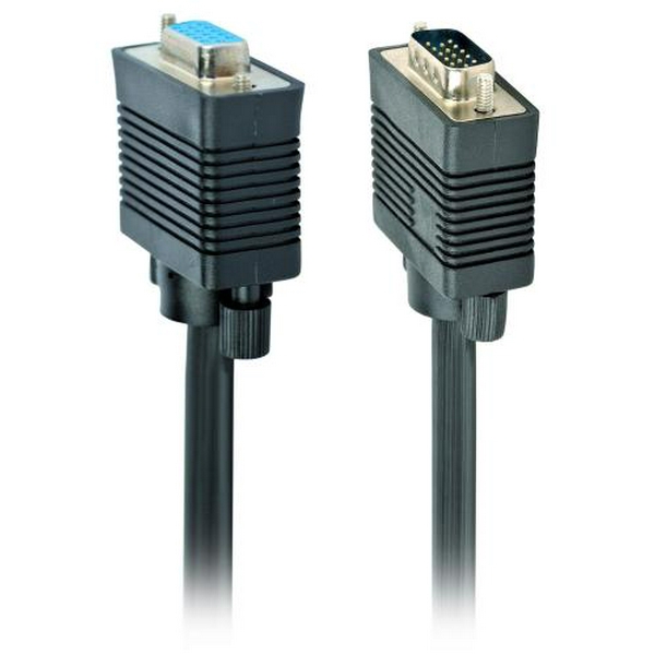 Кабель VGA (M) - VGA (F), 3 м, Black, Cablexpert (CC-PPVGAX-10-B) - 2
