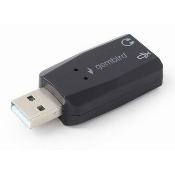 Звукова карта USB 2.0, 5.1, Gembird, Black, Box (SC-USB2.0-01) - 2