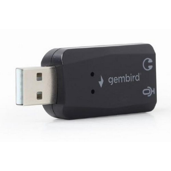 Звукова карта USB 2.0, 5.1, Gembird, Black, Box (SC-USB2.0-01) - 4