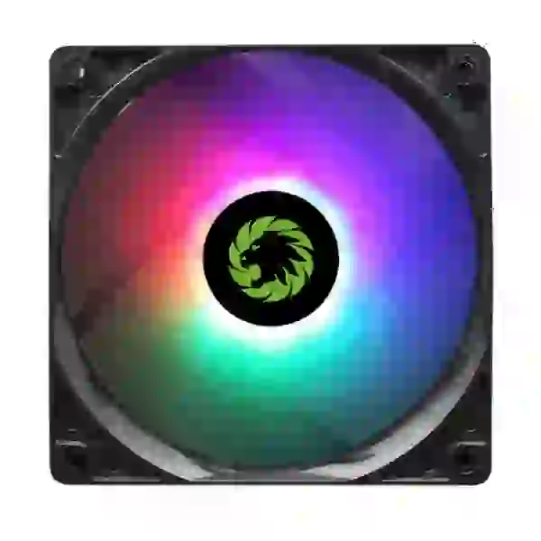Вентилятор 120 мм, GameMax AirForce 12X, 120х120х25 мм, RGB LED підсвічування, 1100 об/хв, 23.7 дБ(А), 3-pin / MOLEX (GMX-AF12X) - 3