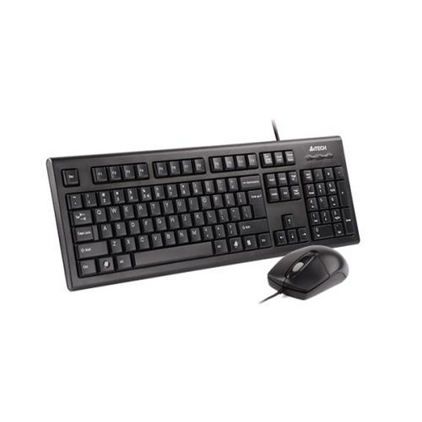Комплект A4Tech KR-8572, Black, дротовий, USB - 3
