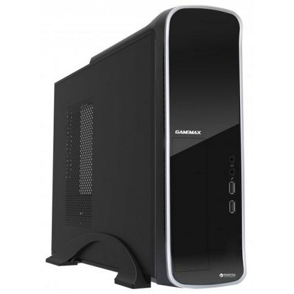 Корпус GameMax ST-610G Black, 300 Вт, Micro ATX / Mini ITX, 2xUSB 2.0, 1x80 мм