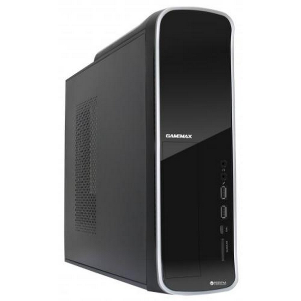 Корпус GameMax ST-610G Black, 300 Вт, Micro ATX / Mini ITX, 2xUSB 2.0, 1x80 мм - 2