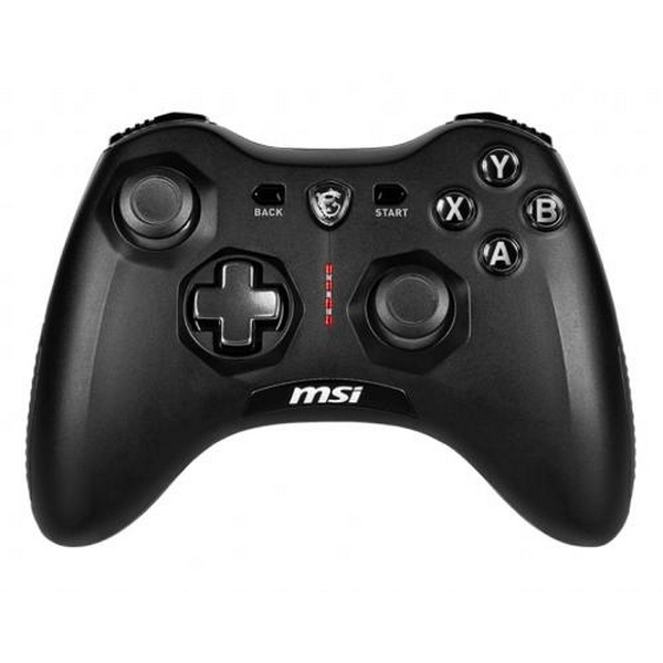 Геймпад MSI FORCE GC20 V2, Black, USB, вібрація, для PC/Android, 2 аналогових стику, 12 кнопок