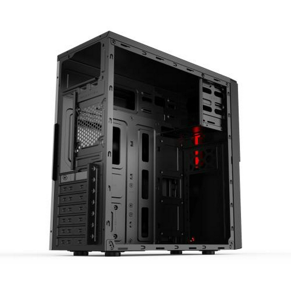 Корпус 2E ALFA Black, без БЖ, Mid Tower, для ATX / Micro ATX, 2xUSB 2.0, 1xUSB 3.0 (2E-E190-3U) - 4