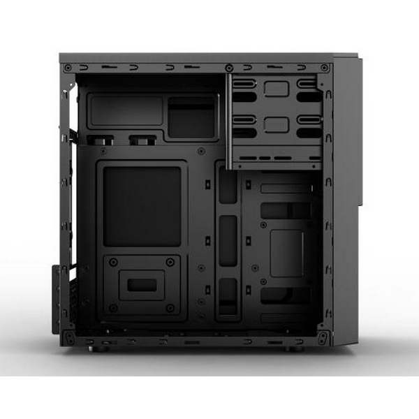 Корпус 2E BASIS Black, без БЖ, Mini Tower, для Micro ATX / Mini ITX, 1хUSB 3.0, 2хUSB 2.0, 188x361x360 мм, 2.31 кг (2E-RD860-3U) - 5