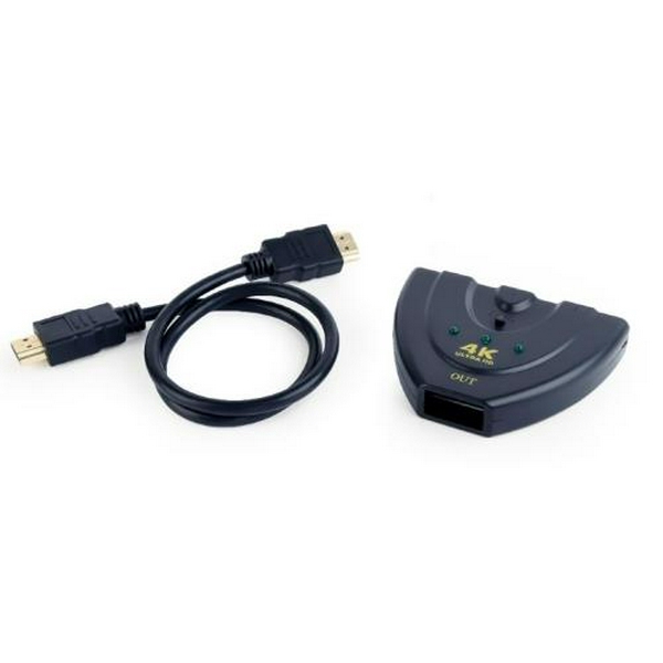 Перемикач HDMI сигналу Cablexpert DSW-HDMI-35, на 3 порти HDMI v. 1.4 - 2