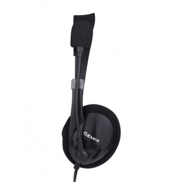 Навушники Gemix HP-120MV, Black, 2 x Mini jack (3.5мм), накладні, регулятор гучності, кабель 1.5 м - 3