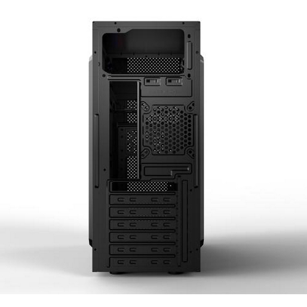 Корпус 2E ALFA Black, без БЖ, Mid Tower, для ATX / Micro ATX, 1хUSB 3.0, 2хUSB 2.0, 191x418x358 мм, 2.5 кг (2E-E185) - 6