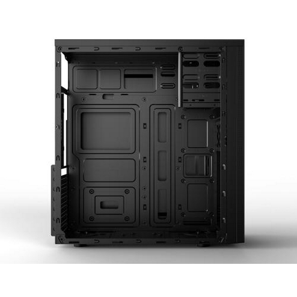Корпус 2E ALFA Black, без БЖ, Mid Tower, для ATX / Micro ATX, 1хUSB 3.0, 2хUSB 2.0, 191x418x358 мм, 2.5 кг (2E-E185) - 9