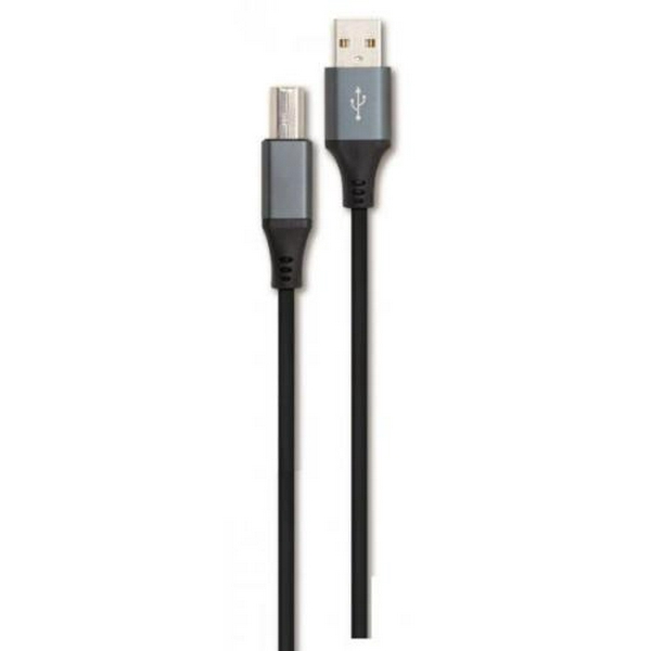 Кабель USB 2.0 AM - USB BM, 1.8 м, Black, Cablexpert (CCBP-USB2-AMBM-6)