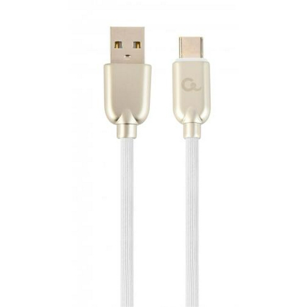 Кабель USB AM - Type-C, 1 м, White, Cablexpert, 2.1A (CC-USB2R-AMCM-1M-W)
