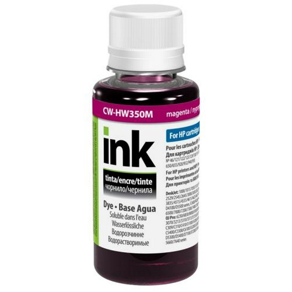 Чорнило ColorWay HP 121/122/134/135/136/141/177/178, Magenta, 100 мл (CW-HW350M01)