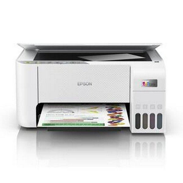 БФП струменевий кольоровий A4 Epson L3256, White, WiFi, 5760х1440 dpi, до 33/15 стор/хв, USB, вбудоване СБПЧ, чорнило Epson 103 (C11CJ67414)
