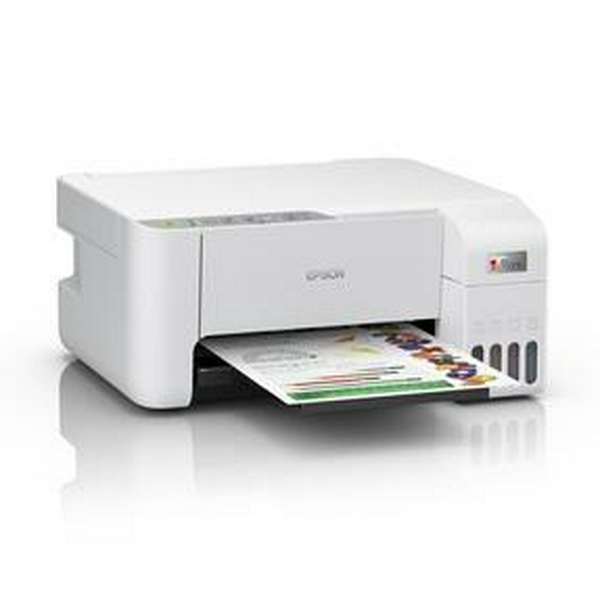 БФП струменевий кольоровий A4 Epson L3256, White, WiFi, 5760х1440 dpi, до 33/15 стор/хв, USB, вбудоване СБПЧ, чорнило Epson 103 (C11CJ67414) - 2