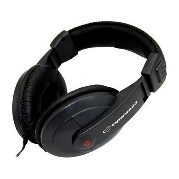 Навушники Esperanza "Reggae", Black, 3.5 мм, 105 дБ, 32 Ом, 1.5 м (EH120)