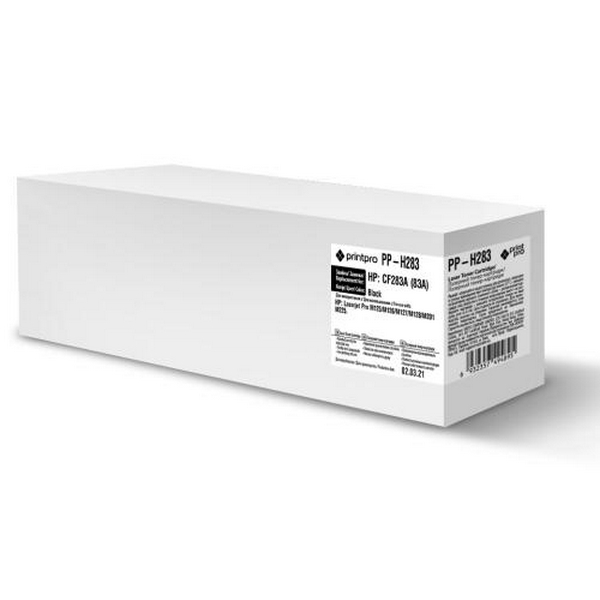 Картридж HP 83A (CF283A), Black, LJ Pro M125/M126/M127/M128/M201/M225, 1500 стор, PrintPro (PP-H283)