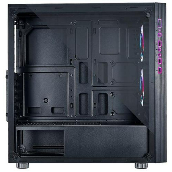 Корпус AZZA Iris 330 Black, без БЖ, Mid Tower, для ATX / Micro ATX / Mini ITX, 2хUSB 2.0, 1хUSB 3.0, 2x120 мм ARGB Fan (CSAZ-330) - 4