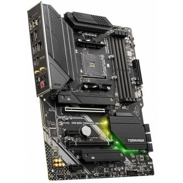 Мат.плата AM4 (B550) MSI MAG B550 TOMAHAWK MAX WIFI, B550, 4xDDR4, CrossFire, Int.Video(CPU), 6xSATA3, 2xM.2, 1xPCI-E 16x 4.0, 1xPCI-E 16x 3.0, 2xPCI-E 1x 3.0, ALC897, RTL8125B, WiFi 6, Bluetooth 5.2, 7xUSB3.2/6xUSB2.0, HDMI/DP, ATX - 3