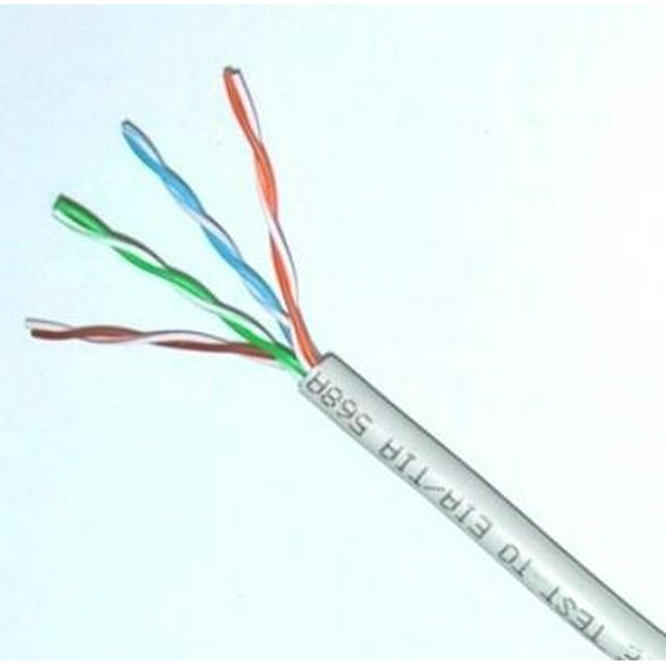 Кабель UTP, Cu (мідь), для внутрішньої прокладки, 4x2x0,50 мм, Atcom Premium, бухта 305 м (3800)