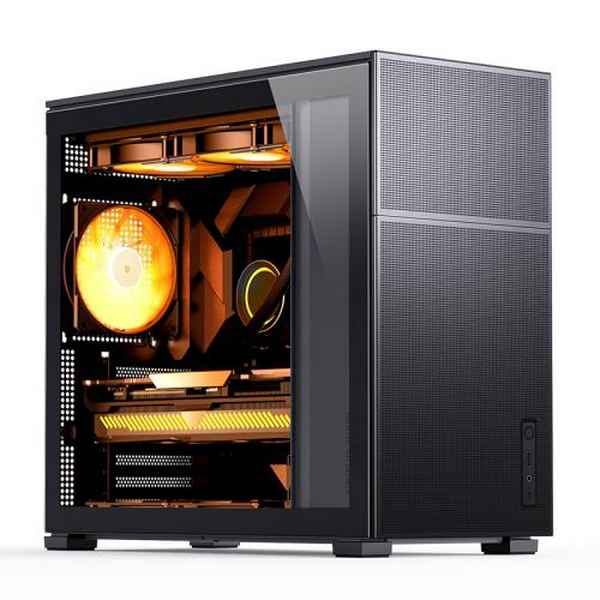 Корпус Jonsbo D41 MESH, Black, без БЖ, Mini Tower, для ATX / Micro ATX, CPU до 168 мм / VGA до 400 мм, бічна панель із загартованого скла
