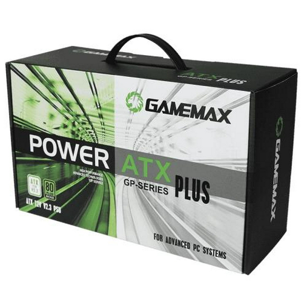Блок живлення 650 Вт, GameMax GP-650, White, 80+ Bronze, Active PFC, 14 см, 3xMolex / 5xSATA / 2x6+2-pin / 1x4+4-pin / 1x20+4-pin, захист OVP / UVP / SIP / OCP / OLP / OPP / SCP - 3