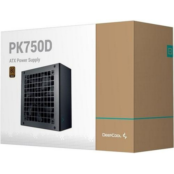 Блок живлення 750 Вт, Deepcool PK750D, Black, 80+ Bronze, Active PFC, 12 см, 4xMolex / 8xSATA / 4x6+2-pin / 2x4+4-pin / 20+4-pin, захист: SCP/OPP/OTP/OVP/OCP/UVP, ATX12V V2.4 (R-PK750D-FA0B-JGEU) - 8