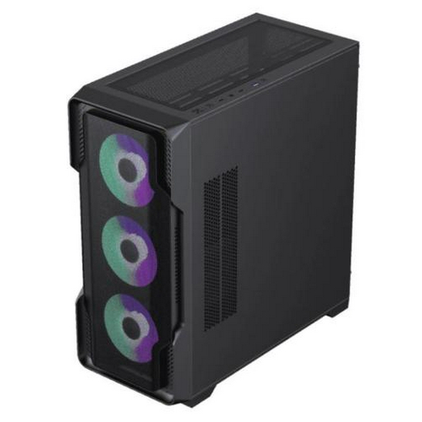 Корпус GameMax Siege BK Black, без БЖ, Mid Tower, EATX / ATX / Micro ATX / Mini-ITX, 1хUSB 3.0, 2хUSB 2.0, 4x120 мм АRGB, 465x210x485 мм, 0.6 мм - 5
