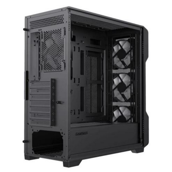 Корпус GameMax Siege BK Black, без БЖ, Mid Tower, EATX / ATX / Micro ATX / Mini-ITX, 1хUSB 3.0, 2хUSB 2.0, 4x120 мм АRGB, 465x210x485 мм, 0.6 мм - 7