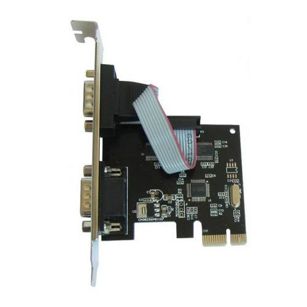 Контролер Dynamode PCI-E x1, 2xCOM (RS232), чіп WCH382 (RS232-2port-PCIE-LP) - 2