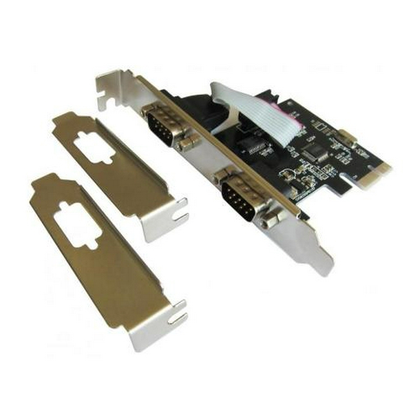 Контролер Dynamode PCI-E x1, 2xCOM (RS232), чіп WCH382 (RS232-2port-PCIE-LP) - 3