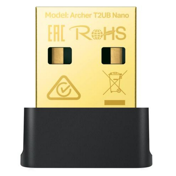 WiFi/Bluetooth адаптер USB TP-LINK Archer T2UB Nano, 802.11ac Dual Band USB Adapter, mini-size, USB 2.0
