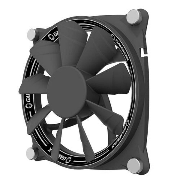 Вентилятор 120 мм, GameMax RB300, Black, 3 шт, 120х120х22 мм, RGB підсвічування, 1200 об/хв, до 24.6 дБ, 4-pin/Molex / 3-pin (RGB) - 4