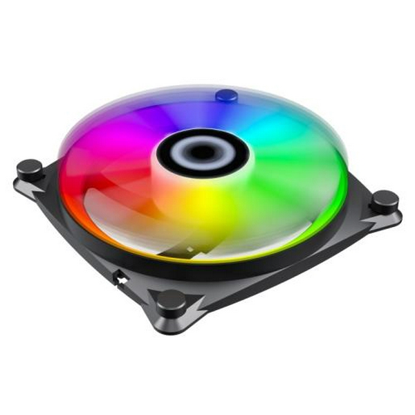 Вентилятор 120 мм, GameMax Big Bowl, Black, 120х120х25 мм, ARGB підсвічування, 1200 об/хв, 28.8 дБ, 3-pin/Molex / 3-pin ARGB (GMX-12-CBB) - 2