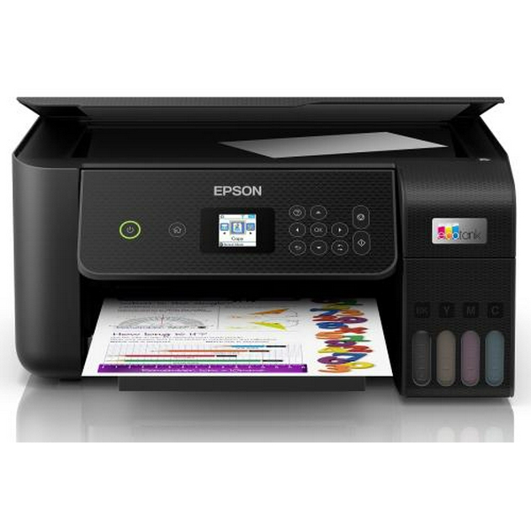 БФП струменевий кольоровий A4 Epson L3260, Black, WiFi, 5760х1440 dpi, до 33/15 стор/хв, РК-екран 3.7 см, USB, вбудоване СБПЧ, чорнило Epson 103 (C11CJ66409)