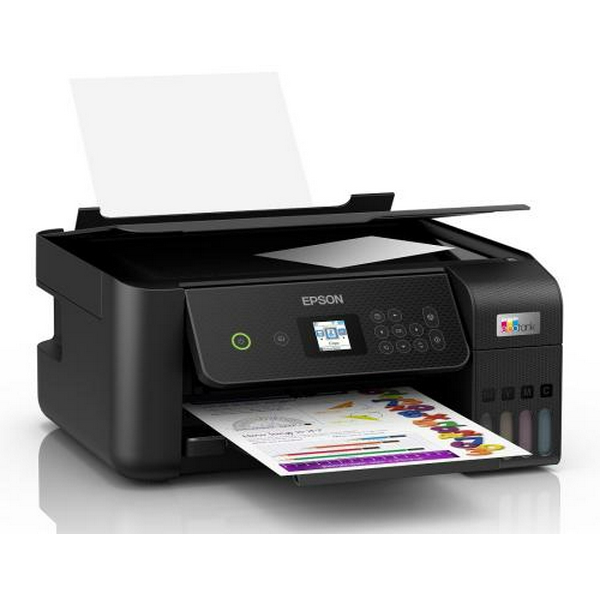 БФП струменевий кольоровий A4 Epson L3260, Black, WiFi, 5760х1440 dpi, до 33/15 стор/хв, РК-екран 3.7 см, USB, вбудоване СБПЧ, чорнило Epson 103 (C11CJ66409) - 2