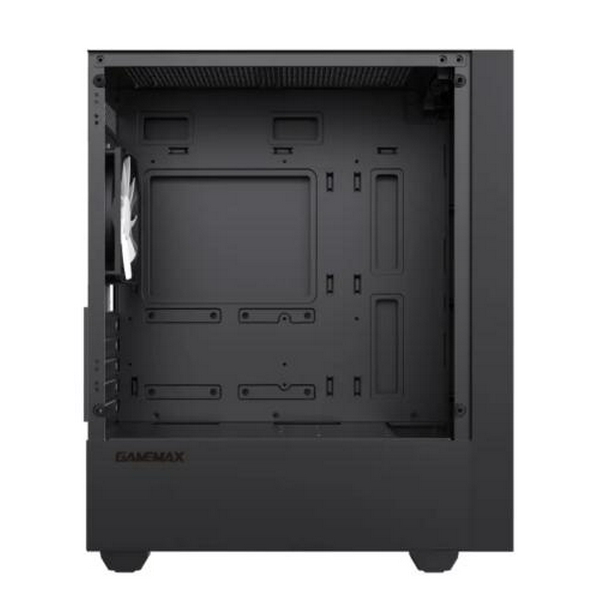Корпус GameMax Storm Black, без БЖ, Mini Tower, Micro ATX, 2хUSB 2.0, 1хUSB 3.0, 1x120mm FAN, 380x200x450 мм, 0.8 мм - 8